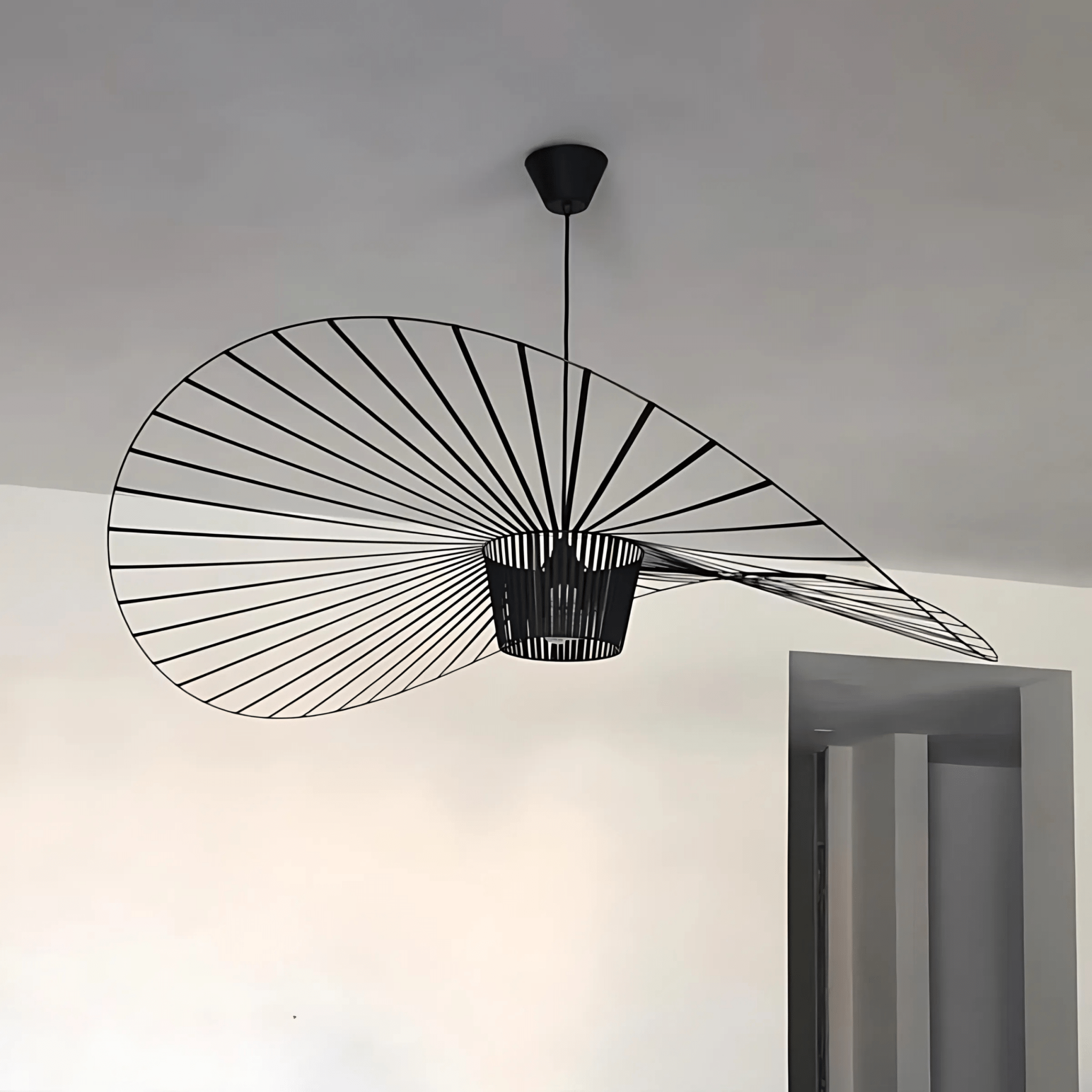 Contemporary Astral Pendant Light – Dimmable Circular Wave Hanging Light for Modern Interiors 0