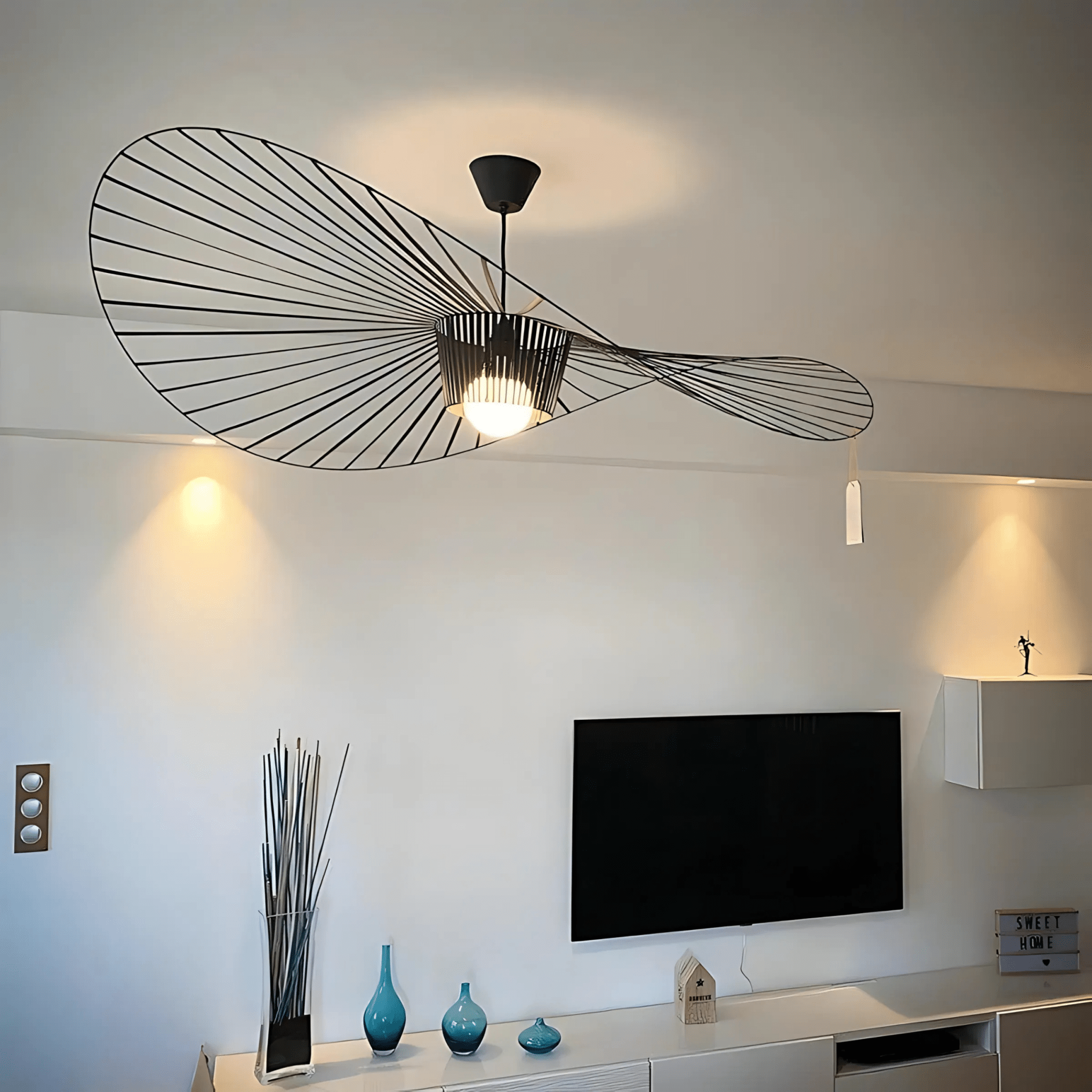 Contemporary Astral Pendant Light – Dimmable Circular Wave Hanging Light for Modern Interiors 2