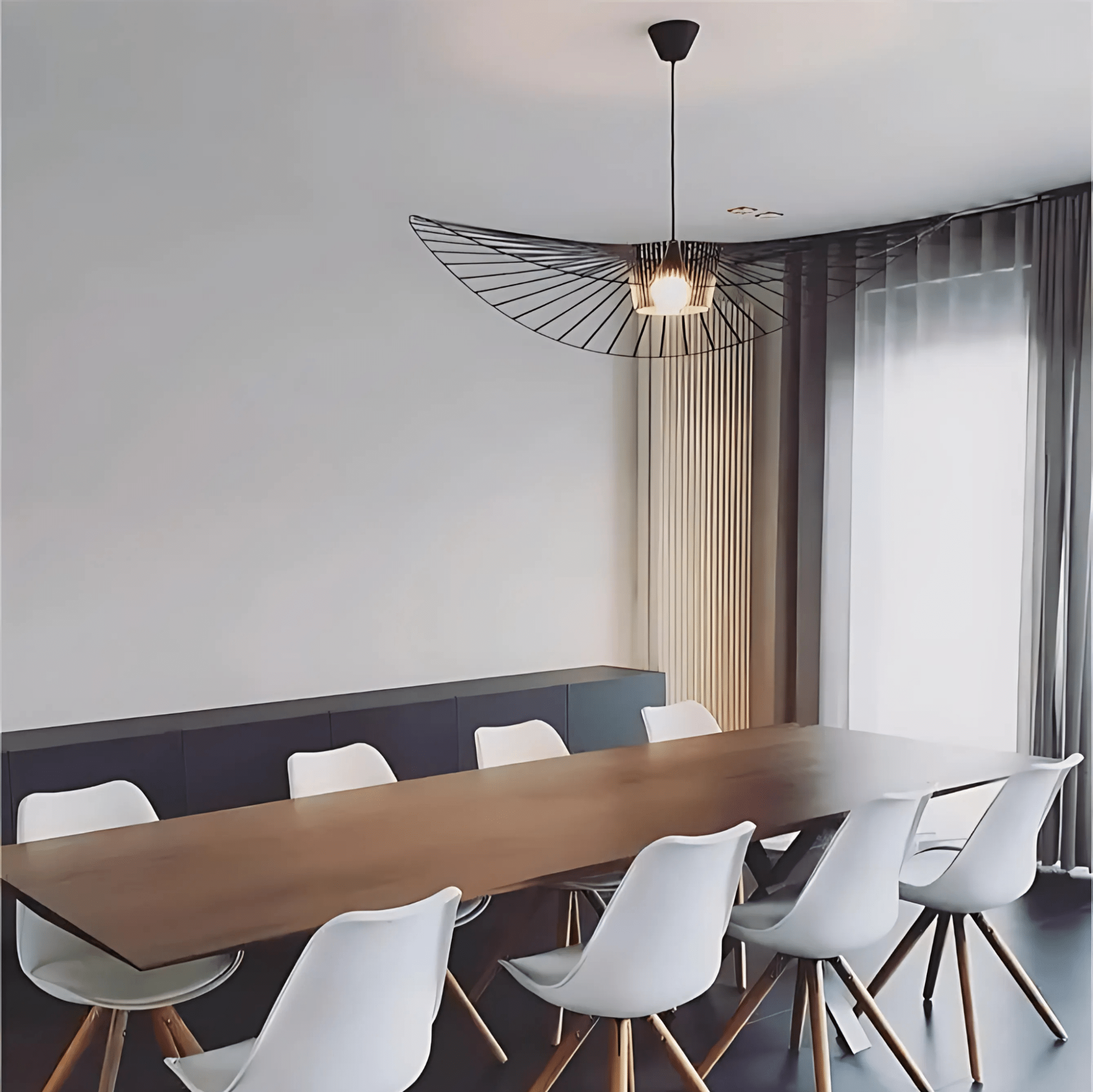 Contemporary Astral Pendant Light – Dimmable Circular Wave Hanging Light for Modern Interiors 3