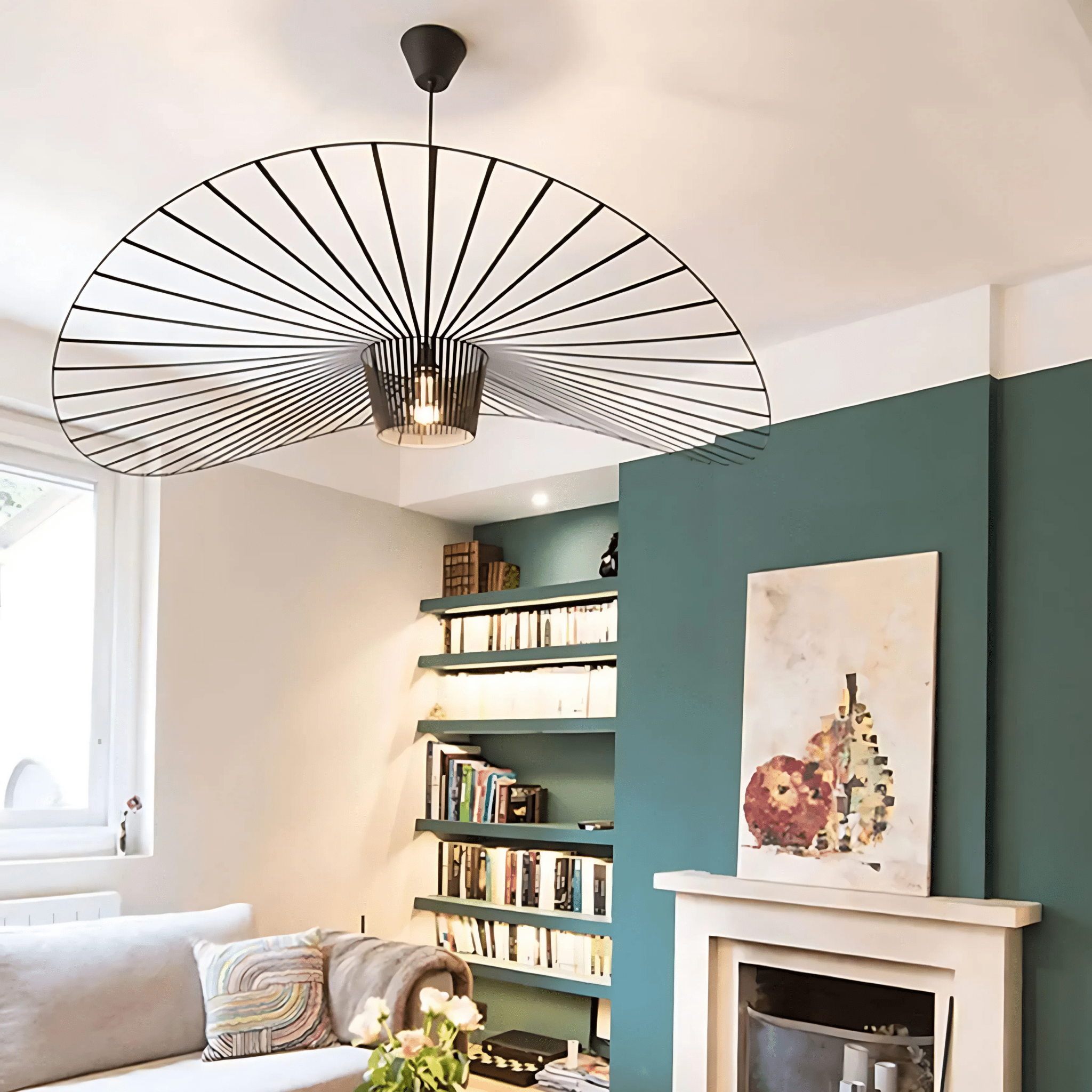 Contemporary Astral Pendant Light – Dimmable Circular Wave Hanging Light for Modern Interiors 5