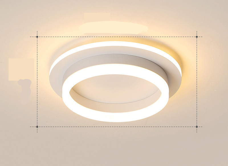 Contemporary Gold LED Flush Mount Ceiling Light Fixture – Energy-Efficient Design for Living Room, Bedroom, Hallway 5