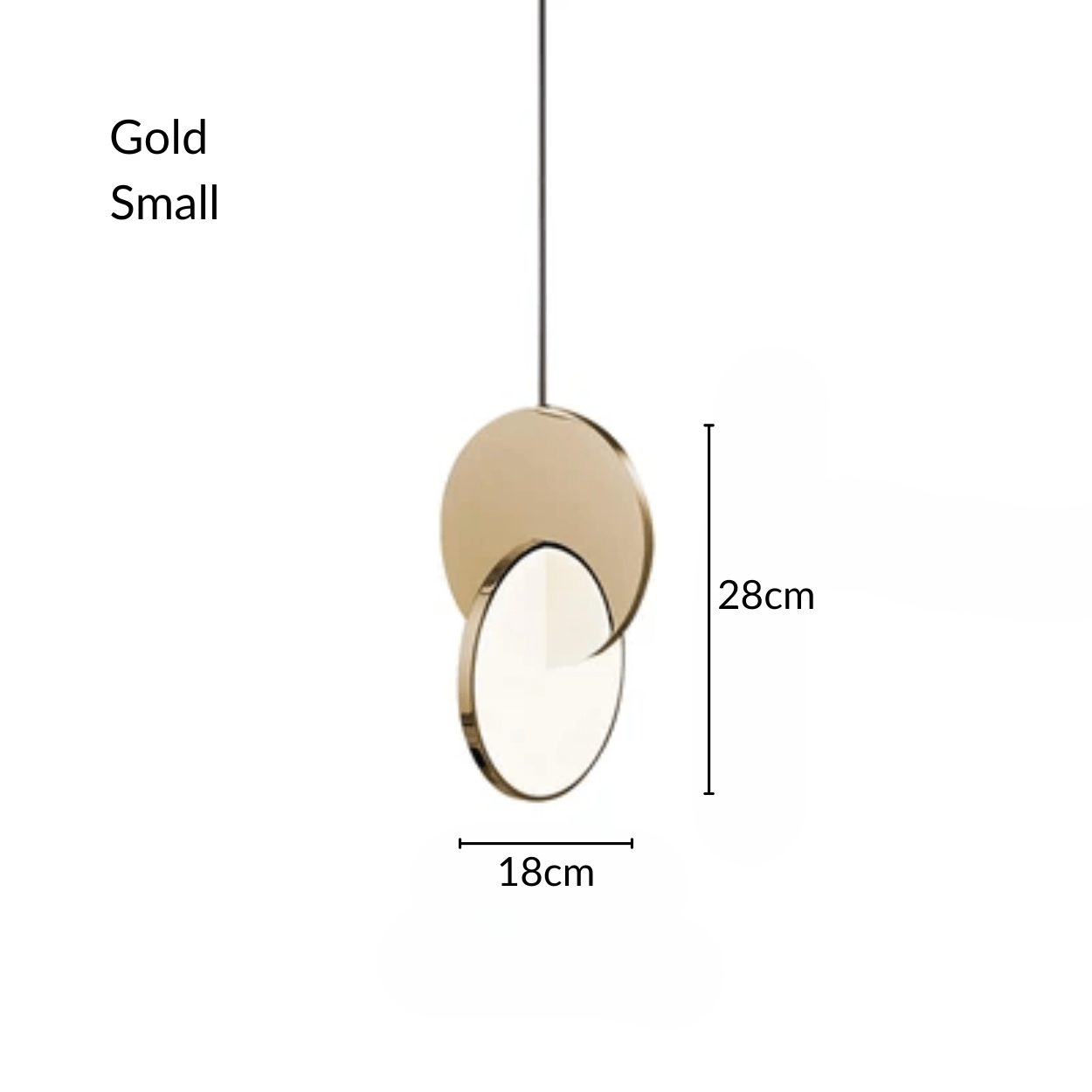 Contemporary Pendant Light – Unique Coin Design in Gold and Silver Finishes for Kitchen Pendant Lighting and Hanging Lights 3