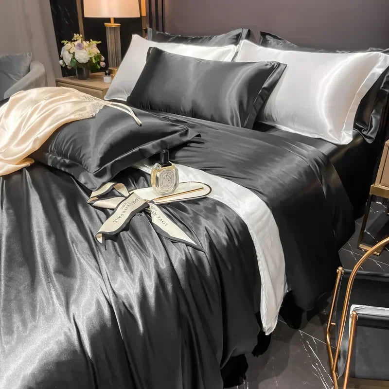 Cooling Luxury Silk Bedding Set