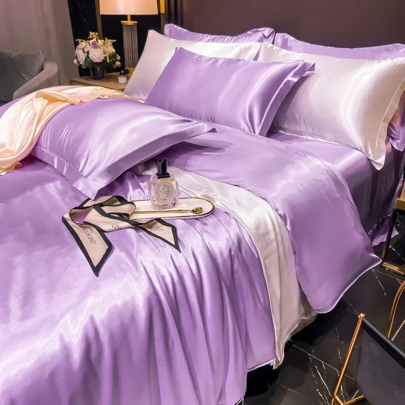 Cooling Luxury Silk Bedding Set