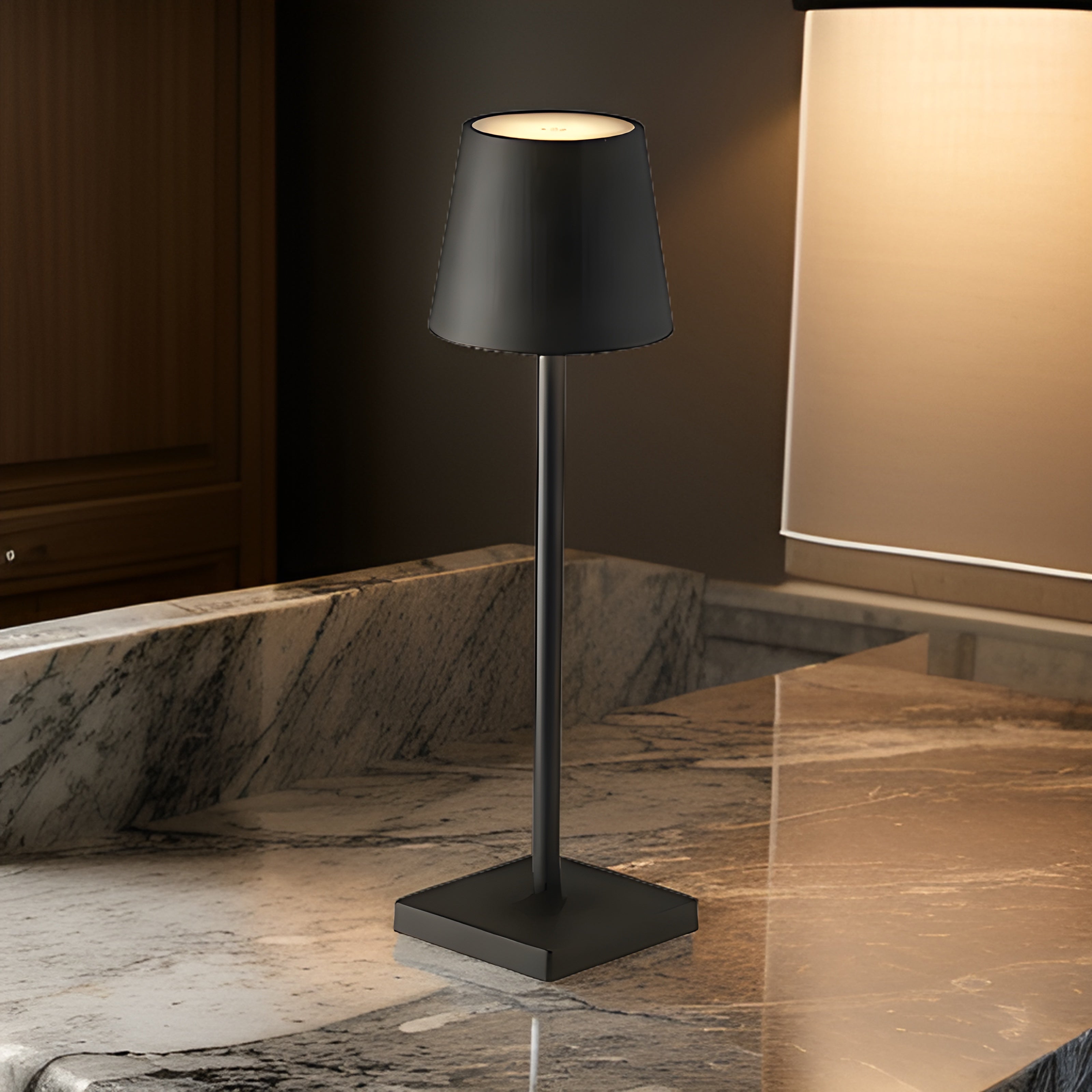 Cordless LED Table Lamp with Long Battery Life – Versatile Bedside Lamp for Home and Office Use 0