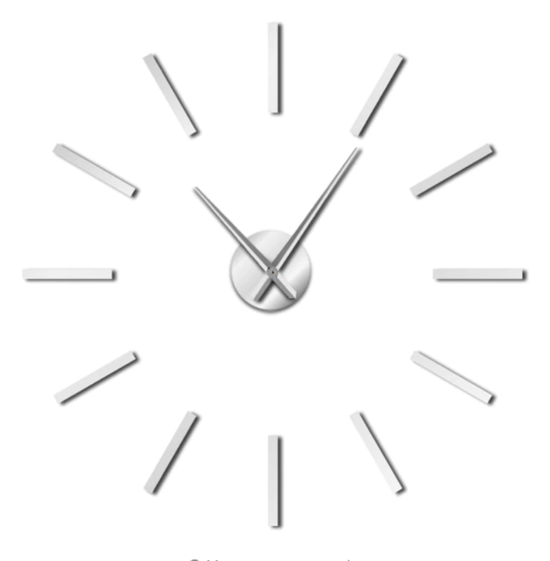 Customizable DIY Wall Clock Kit – Large 90cm Diameter Wall Clock Decor with Foam Numbers and Easy Installation