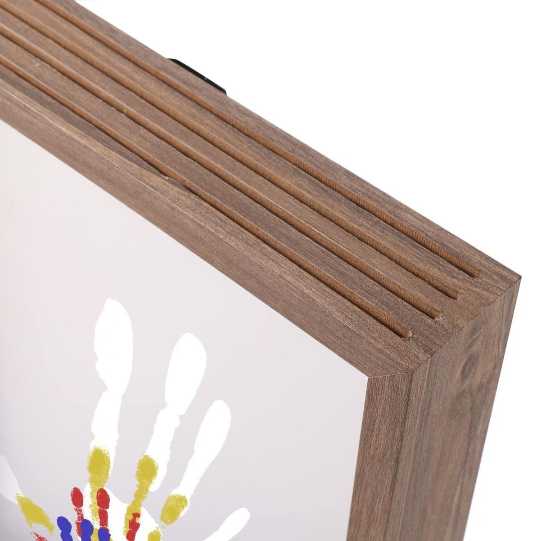 DIY Toddler Handprint Frame Kit – Create Colorful Keepsakes with Non-Toxic Paint, 10x12 Inches, Perfect for Family Activities 4