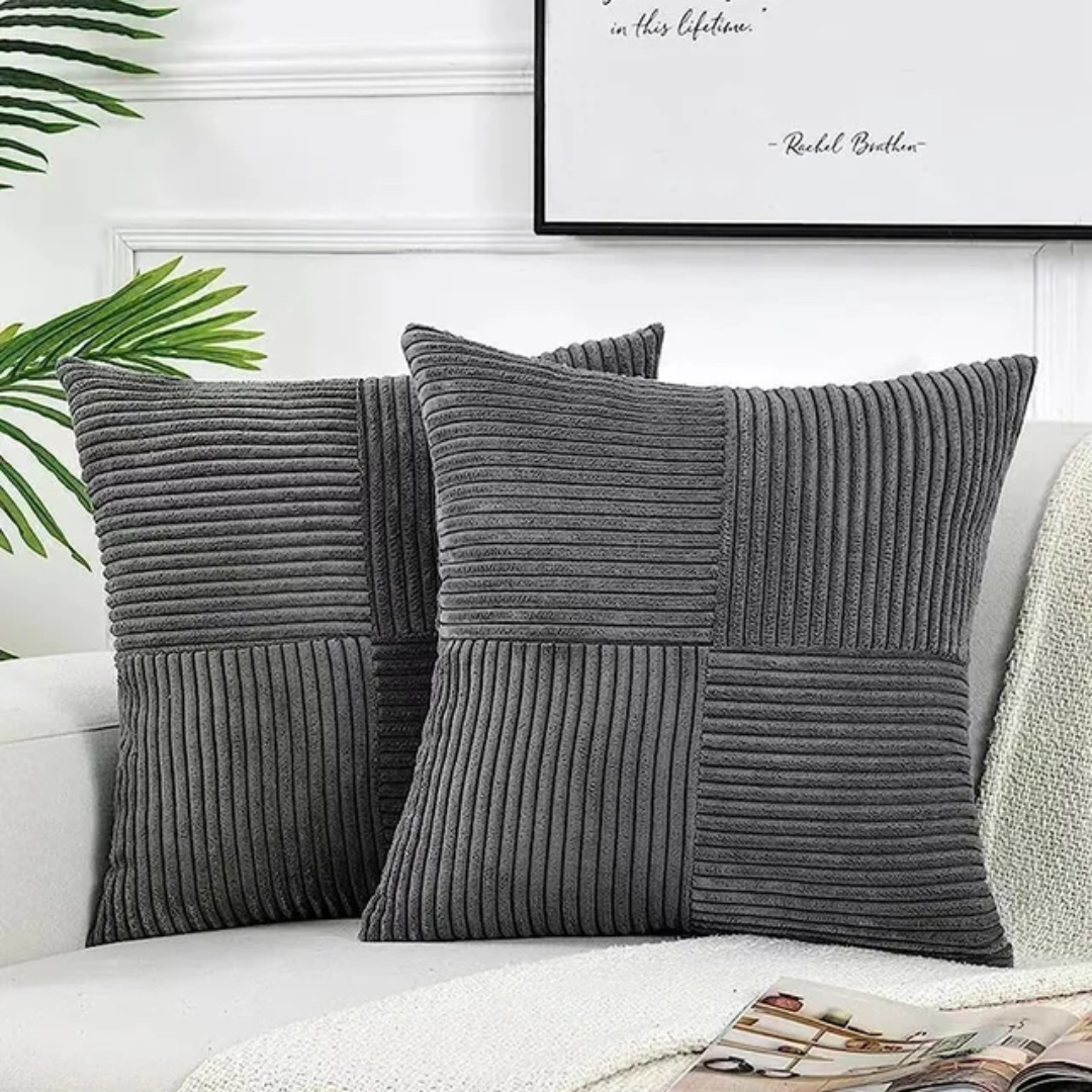 Decorative Cushion 45x45 cm – Plush Pillow with Hidden Zipper for Couch and Bed 0