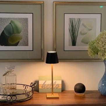 Dimmable Rechargeable Table Lamp – Touch Activated Cordless Bedside Lamp with USB-C Charging, Modern Design, 38 cm 3