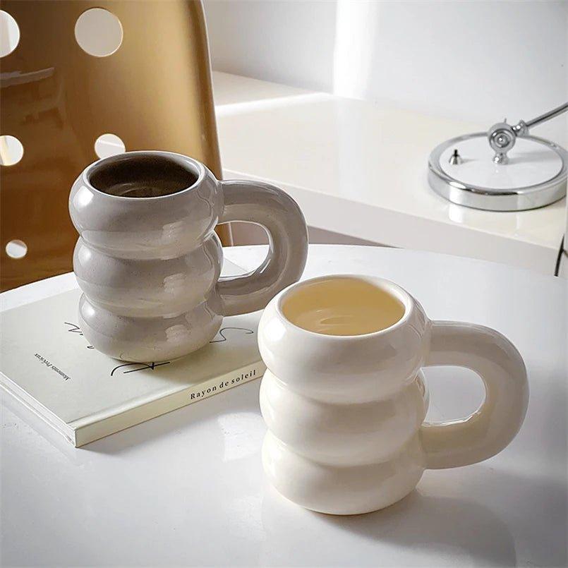 Eco-Friendly Ceramic Coffee Mug – 420ml Capacity, 10.8cm Height, Stylish Sustainable Design 3