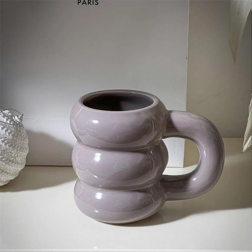 Eco-Friendly Ceramic Coffee Mug – 420ml Capacity, 10.8cm Height, Stylish Sustainable Design 7
