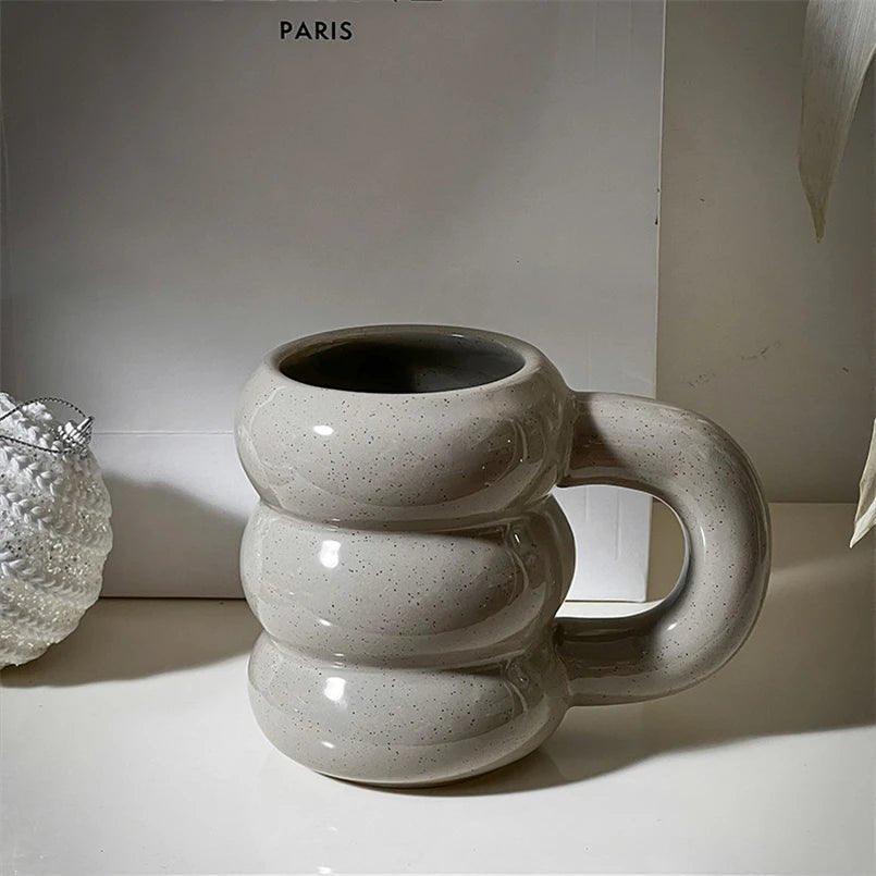 Eco-Friendly Ceramic Coffee Mug – 420ml Capacity, 10.8cm Height, Stylish Sustainable Design 8