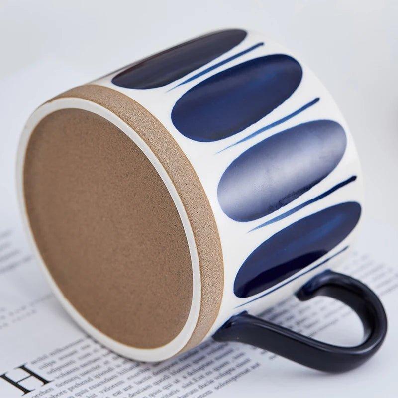 Eco-Friendly Ceramic Coffee Mugs Collection, 450 ml Capacity, Microwave and Dishwasher Safe, Durable Ceramic Cups 5