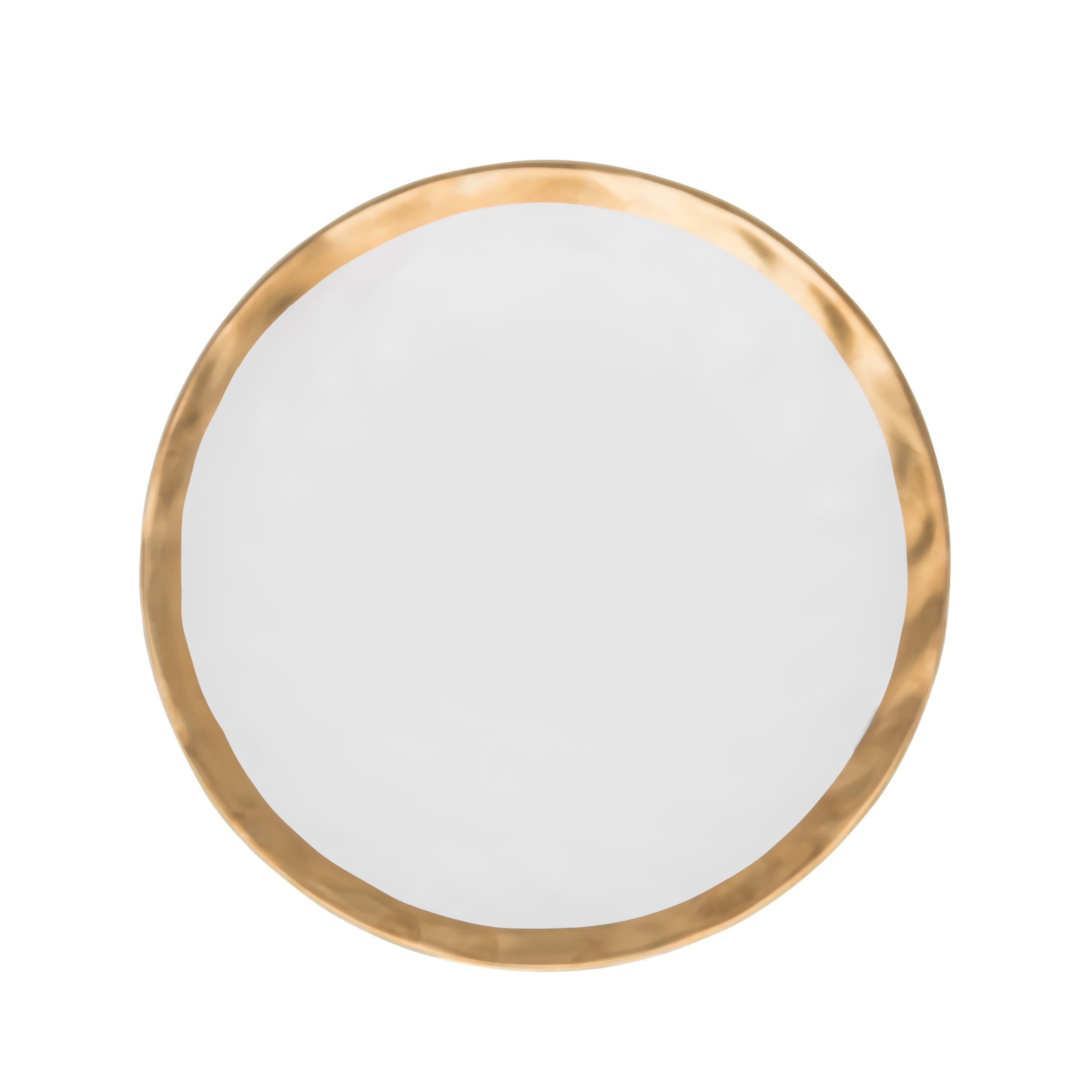 Elegant Pearl Dinner Plates Set of 2 – Stylish Dinnerware for Upscale Dining, 10-Inch Ceramic, Dishwasher Safe