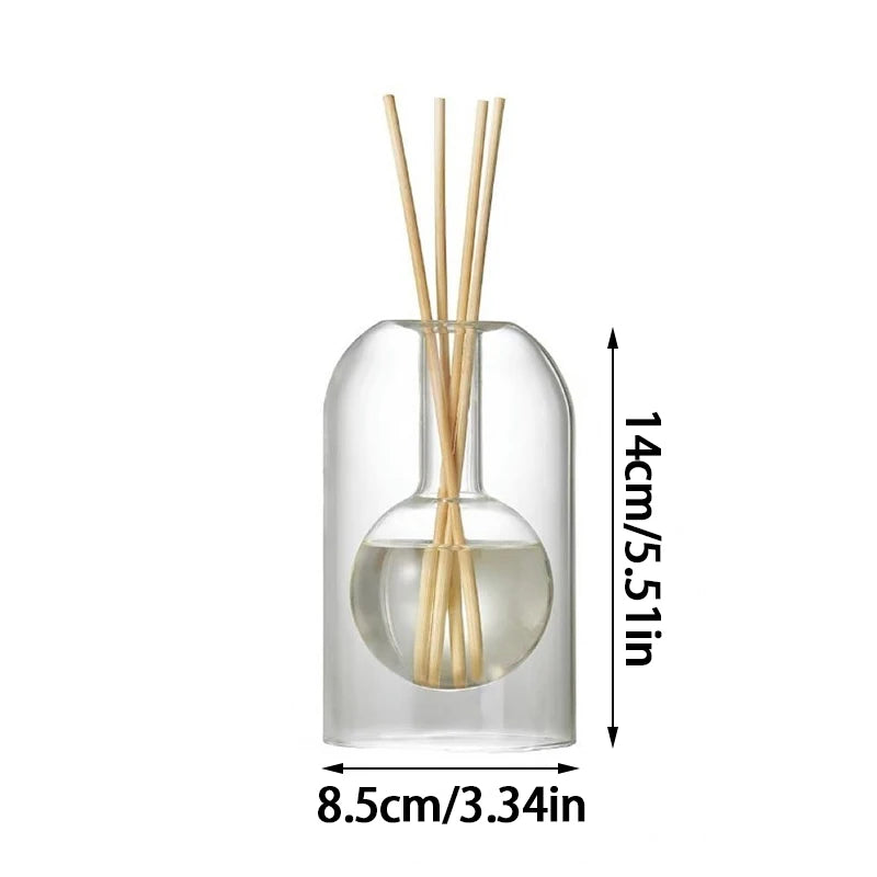 Elegant Glass Diffuser with 4 Fragrance Sticks – Modern Design for Essential Oils and Aroma Dispersion 4