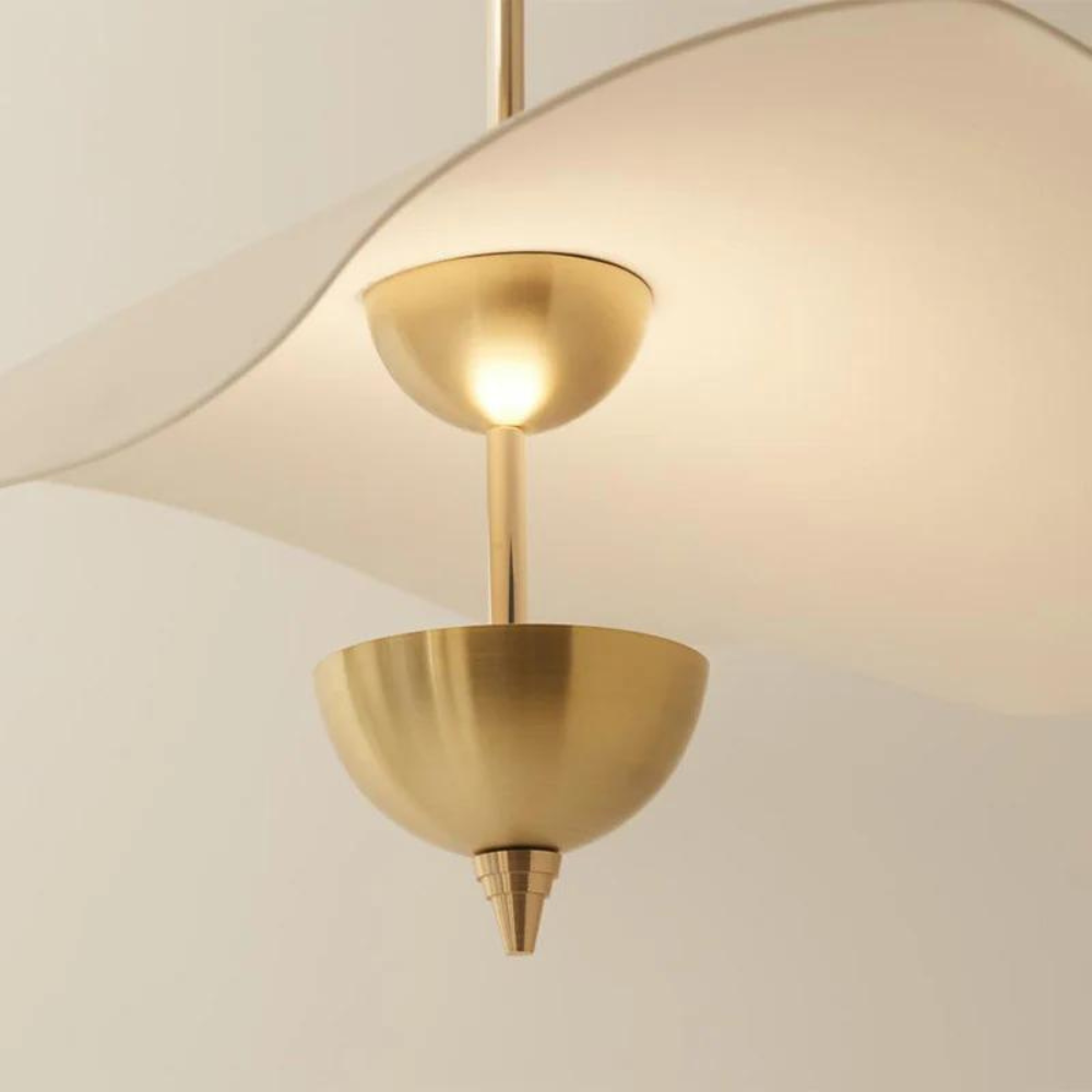 Elegant Lotus Pendant Light – Adjustable Height, Energy-Efficient LED Compatible Kitchen Pendant Lighting 6
