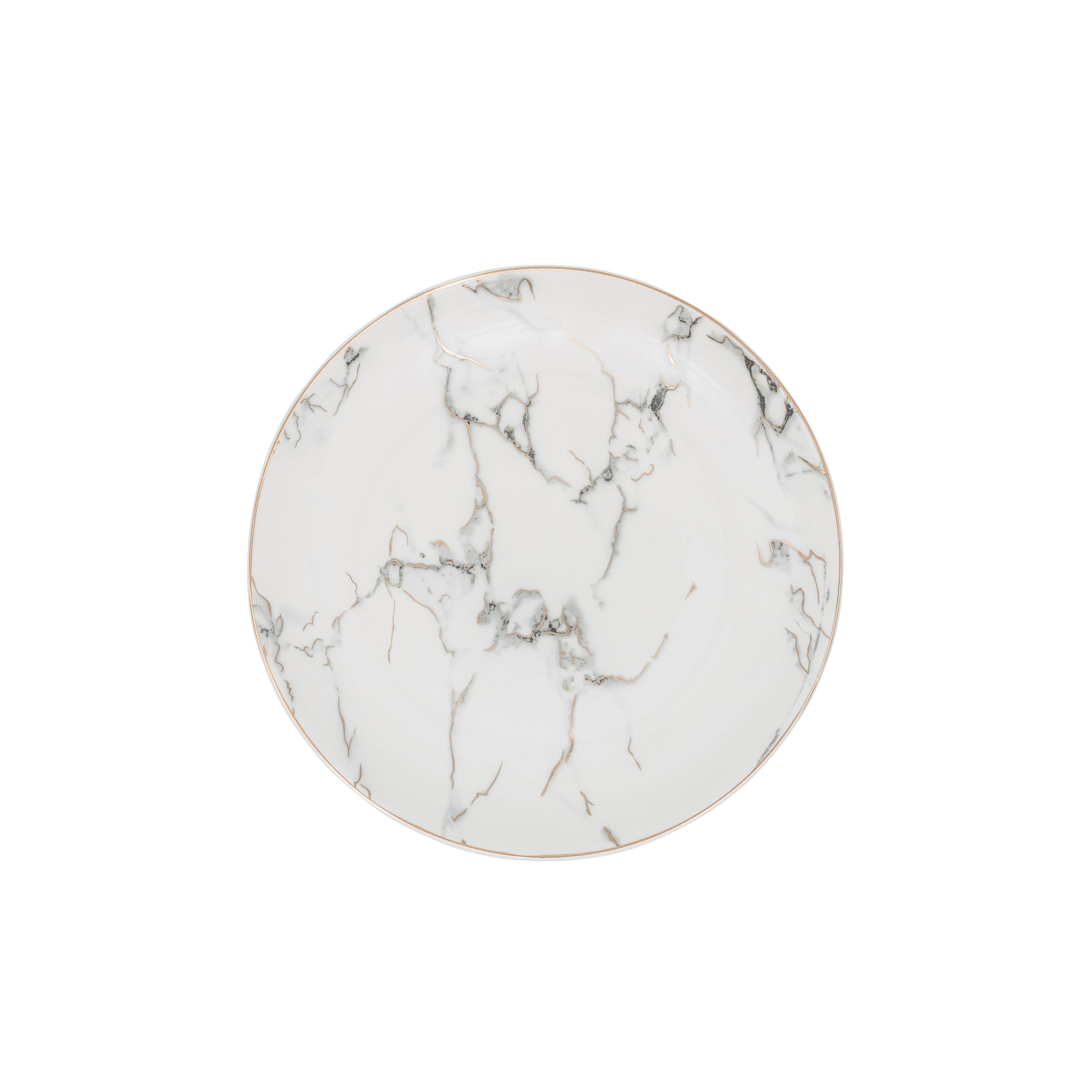 Elegant Marble Dinner Plate – 10-Inch Diameter, Durable, Unique Patterns for Stylish Dining 5