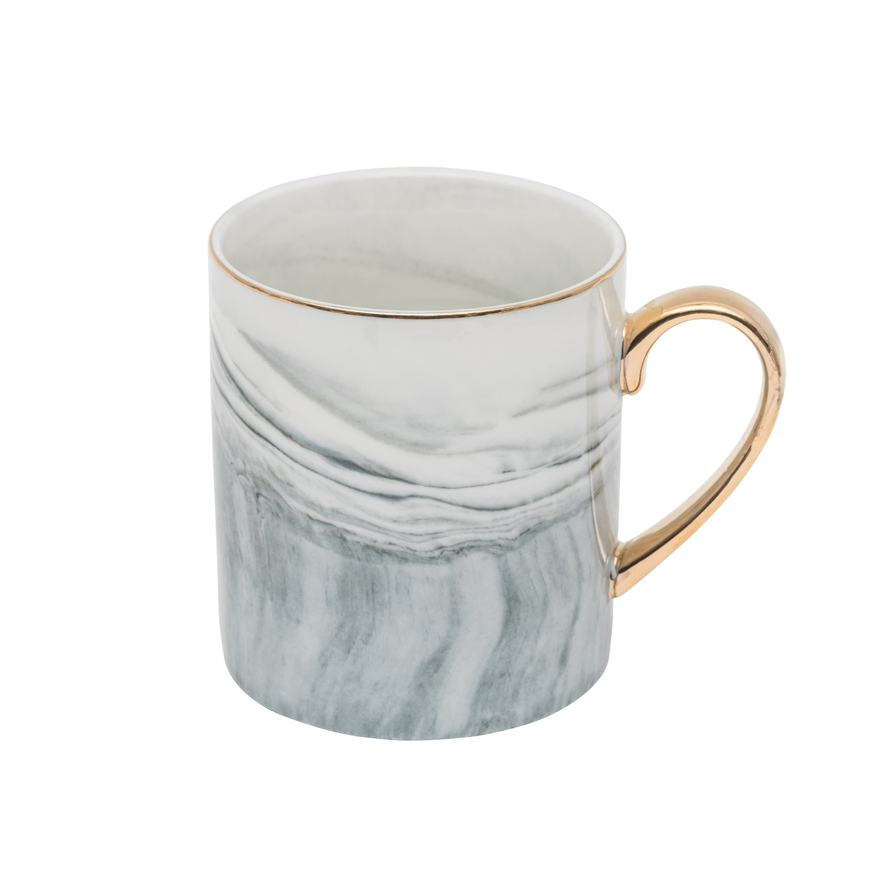 Elegant Marble Mug with Gold Handle – Stylish Drinkware for Coffee, Tea, and Special Occasions 4