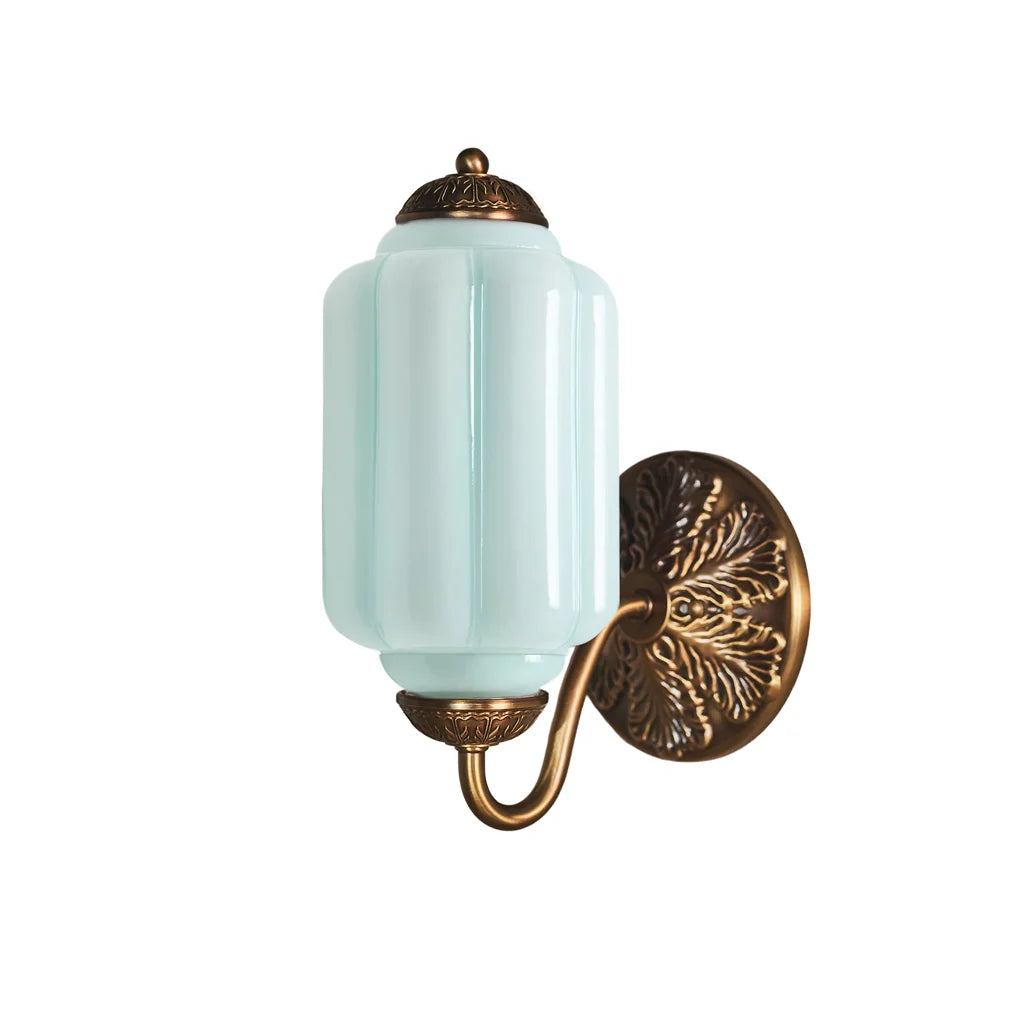 Elegant Milk Glass Wall Sconce – Wall Lamp for Ambient Lighting in Living Room, Hallway, or Bedroom 10