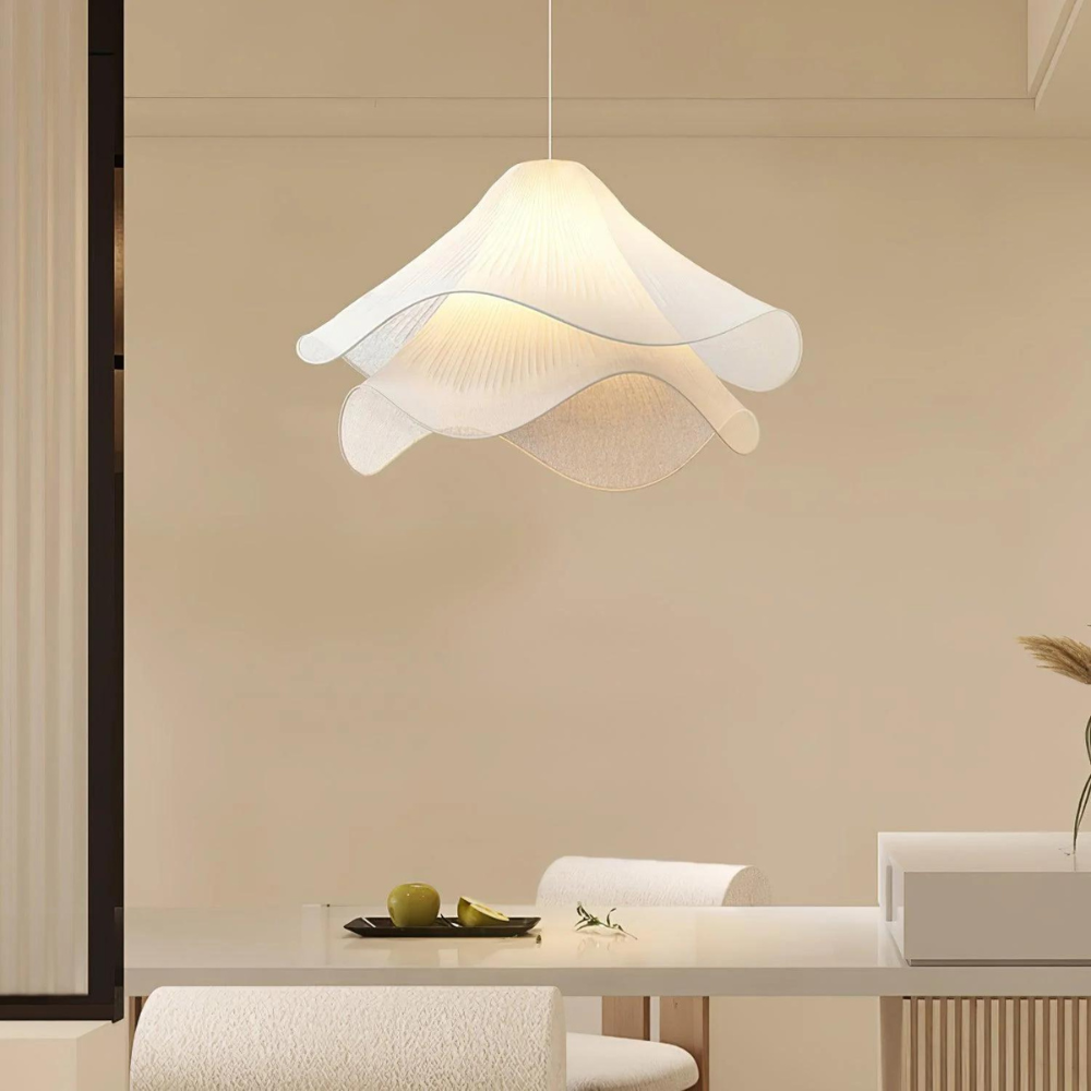 Elegant Pendant Light with Soft Diffused Illumination – Modern Minimalist Design, Adjustable Length for Living Room and Dining Areas 5
