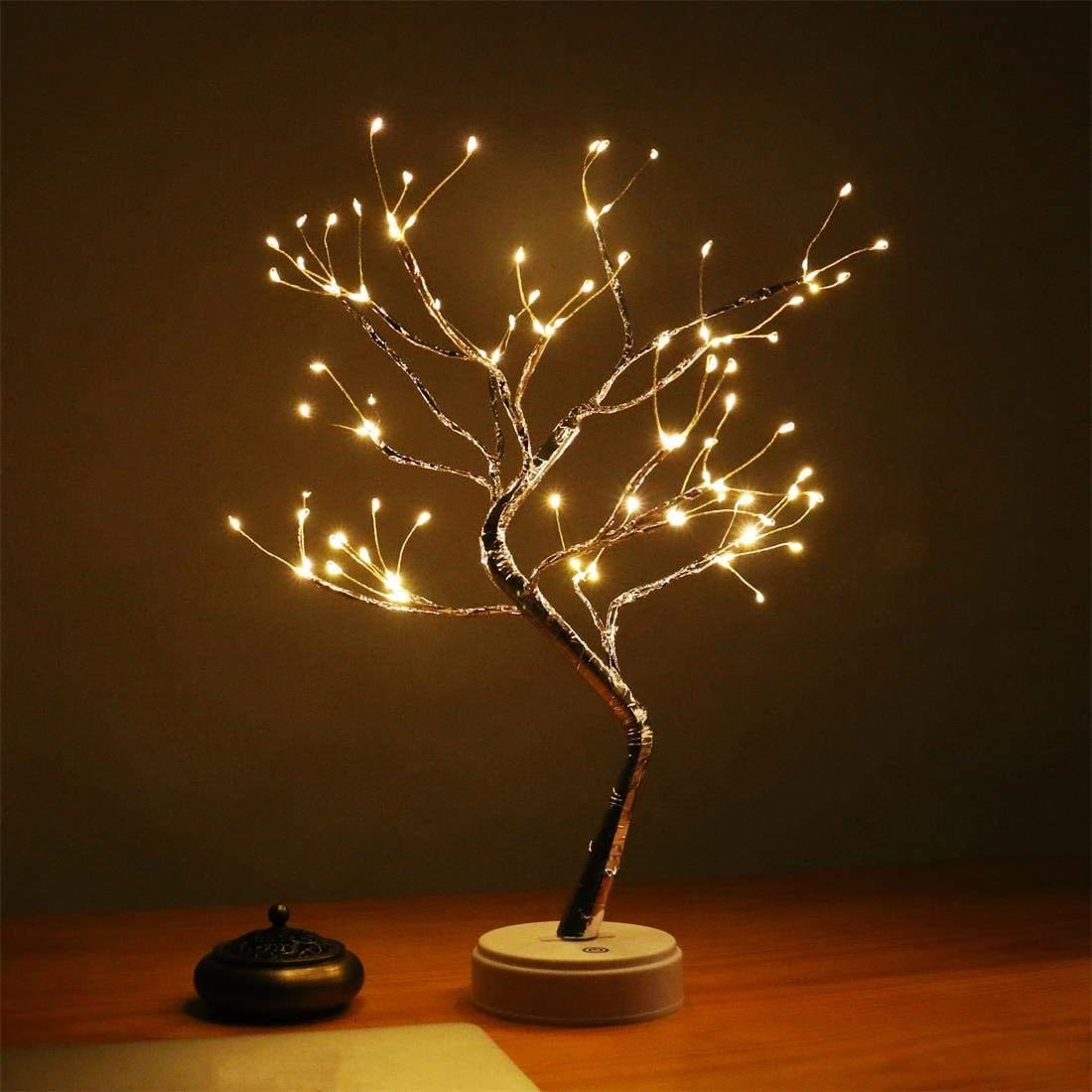Fairy Tree Table Lamp with Adjustable Branches – Battery Operated Warm White LED for Indoor and Outdoor Use 5