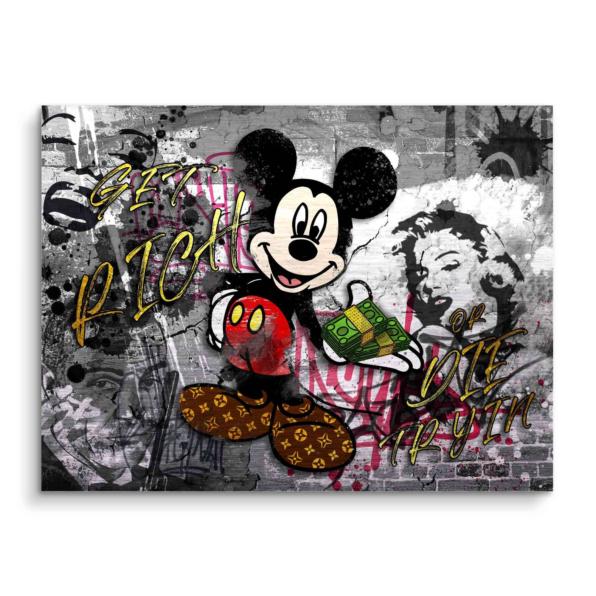 Fine Art Print 'Get Rich or Die Tryin' – High-Quality Gallery Wall Art for Modern Home Décor 1