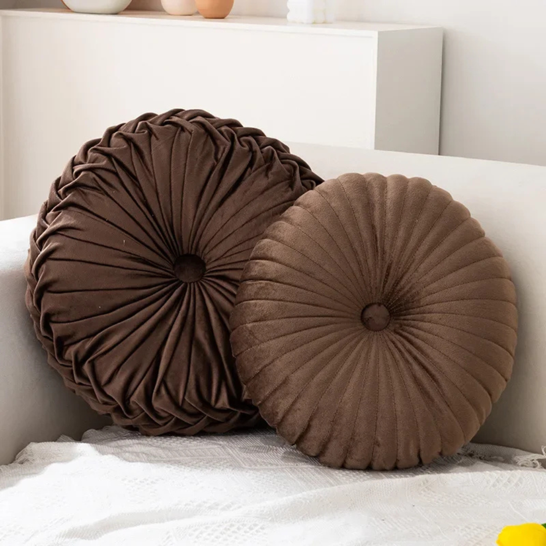 Fluffy Decorative Cushion – Soft Polyester and Cotton Throw Pillow for Couch and Bed, Versatile Scatter Cushion for Comfort and Style