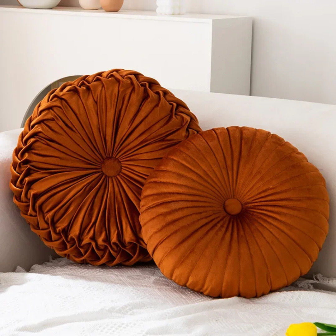 Fluffy Decorative Cushion – Soft Polyester and Cotton Throw Pillow for Couch and Bed, Versatile Scatter Cushion for Comfort and Style