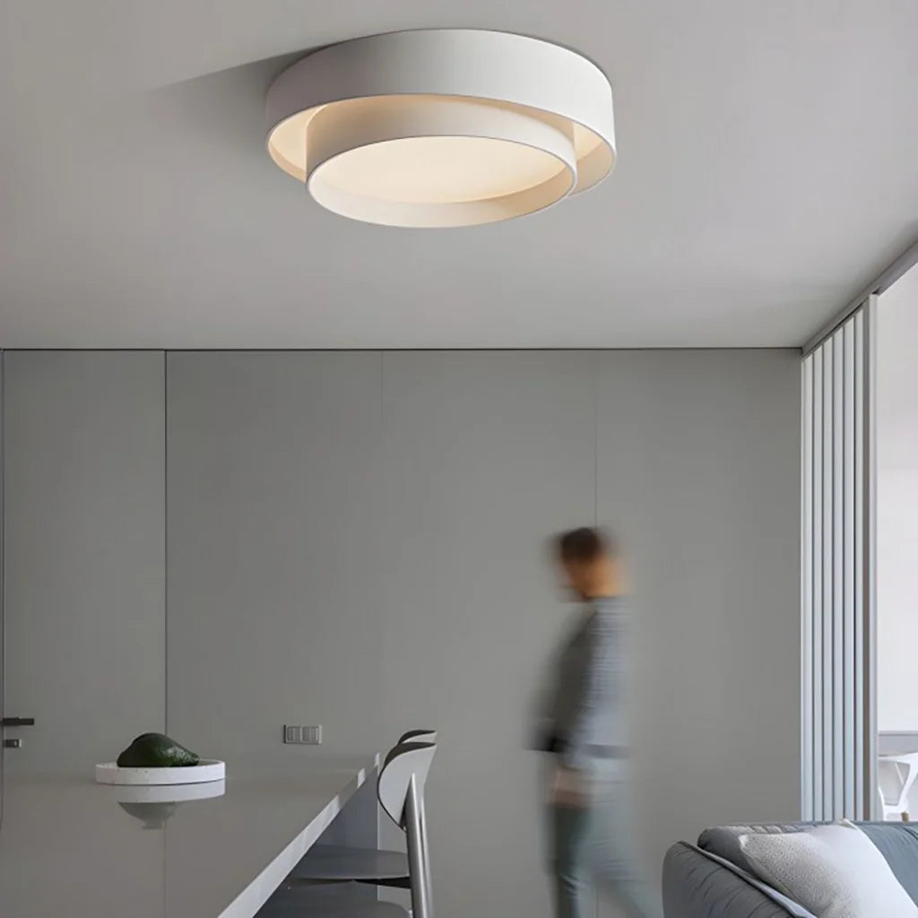 Flush Mount Ceiling Light - Modern Disc Design with Adjustable Brightness, LED Ceiling Fixture for Home and Office 2