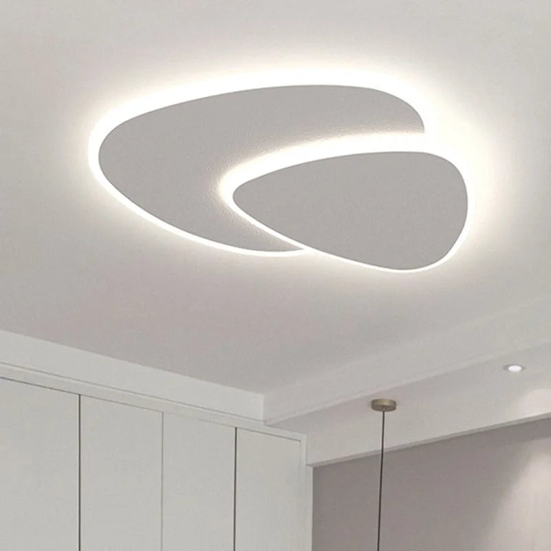 Flush Mount Ceiling Light Fixture – Minimalist Multi-Layer LED Ceiling Light for Home and Office, Matte White Finish, 24 Inches 7