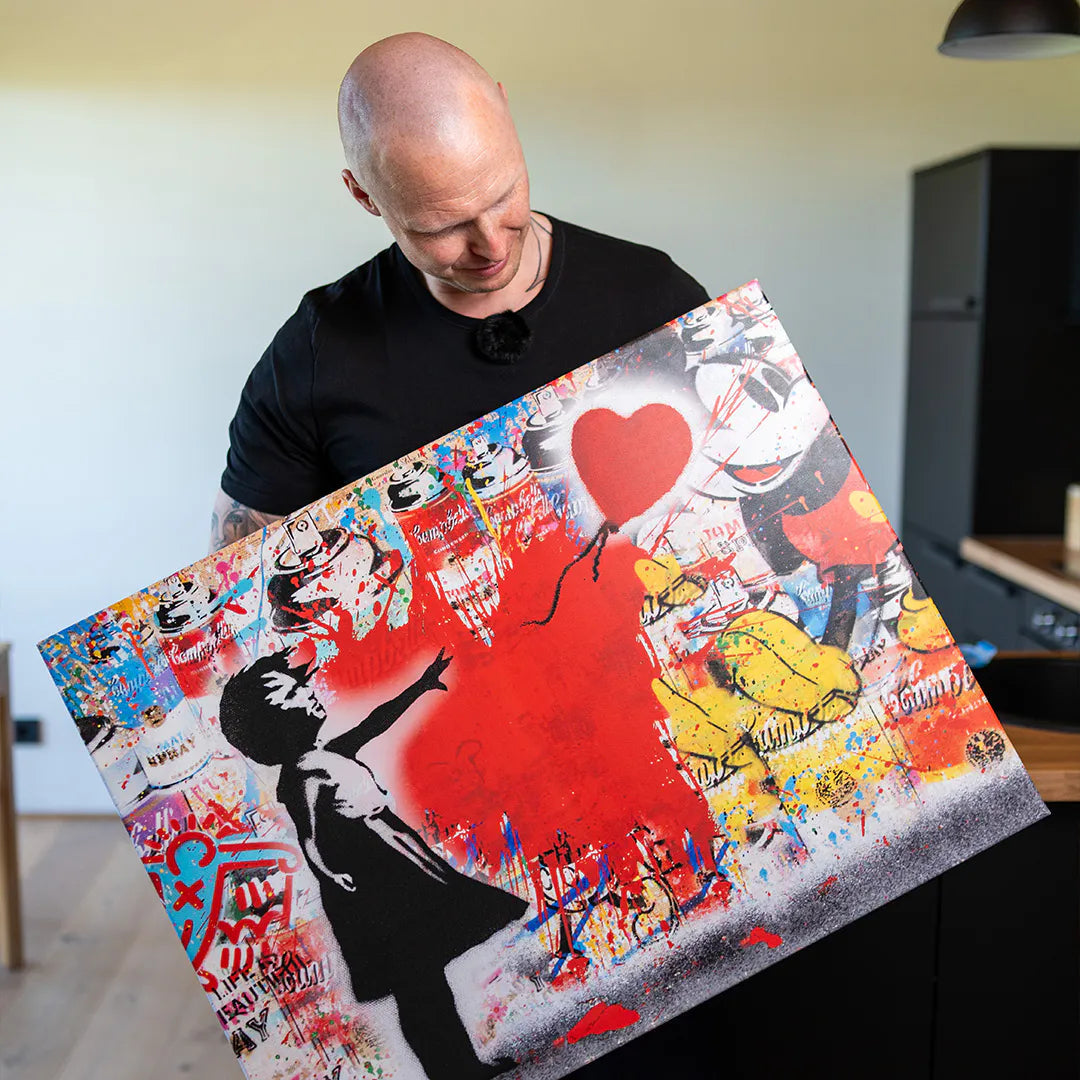 Flying Love Art Print – High-Quality Wall Art with Vibrant Colors and Stunning Detail, Easy to Mount 3