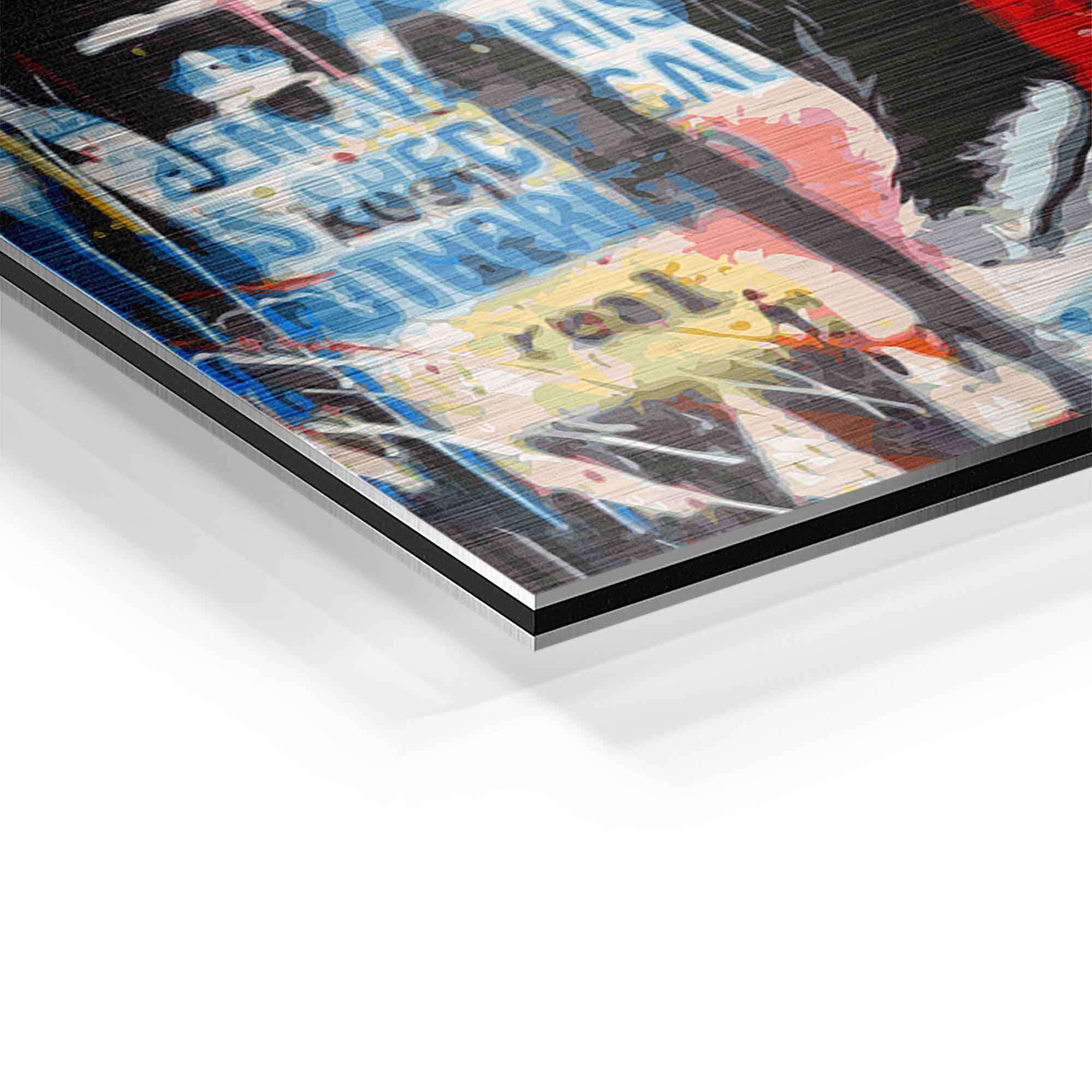 Follow Dreams Art Print – Vibrant Monkey and Graffiti Canvas Art with High-Quality Craftsmanship, Ready to Hang 6