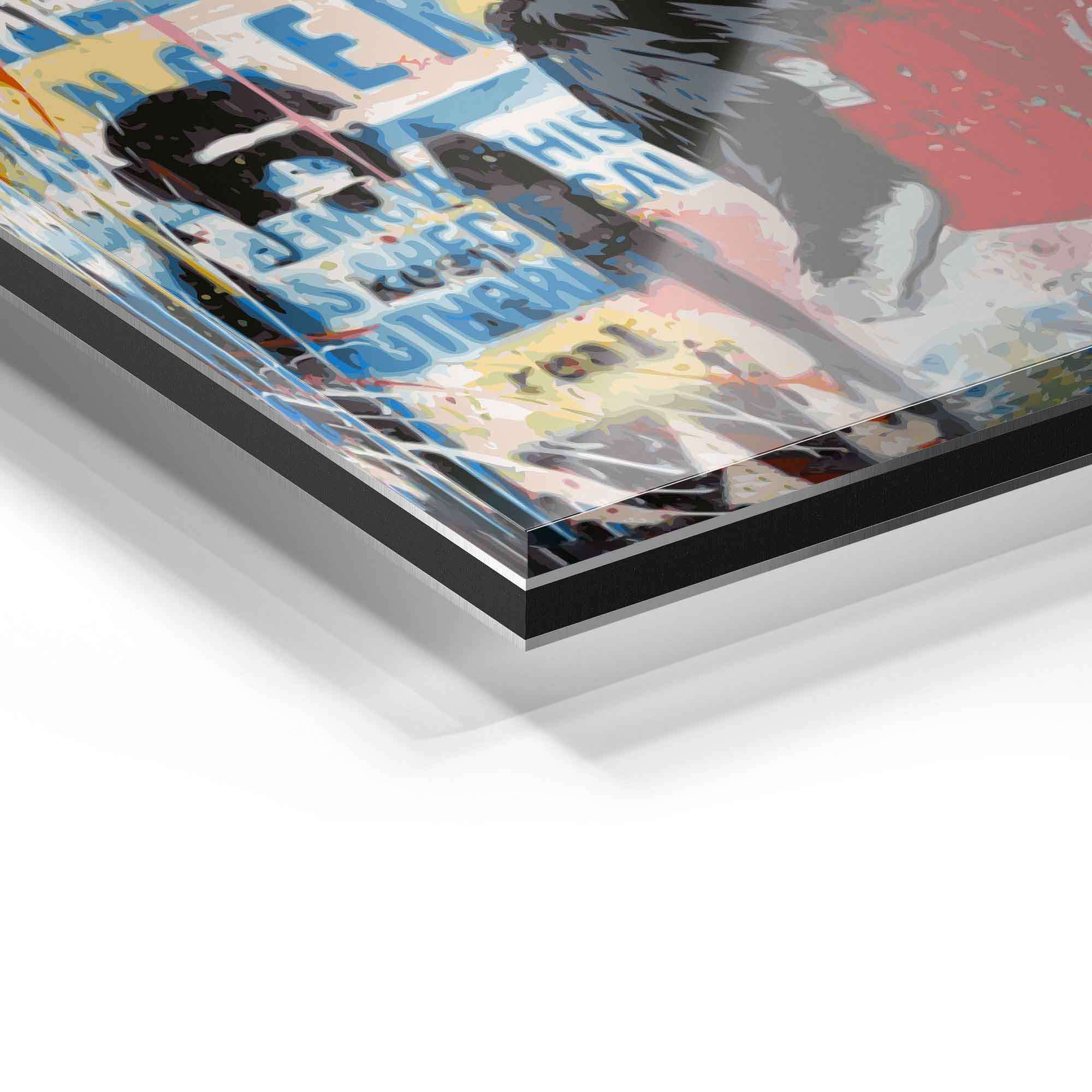 Follow Dreams Art Print – Vibrant Monkey and Graffiti Canvas Art with High-Quality Craftsmanship, Ready to Hang 7