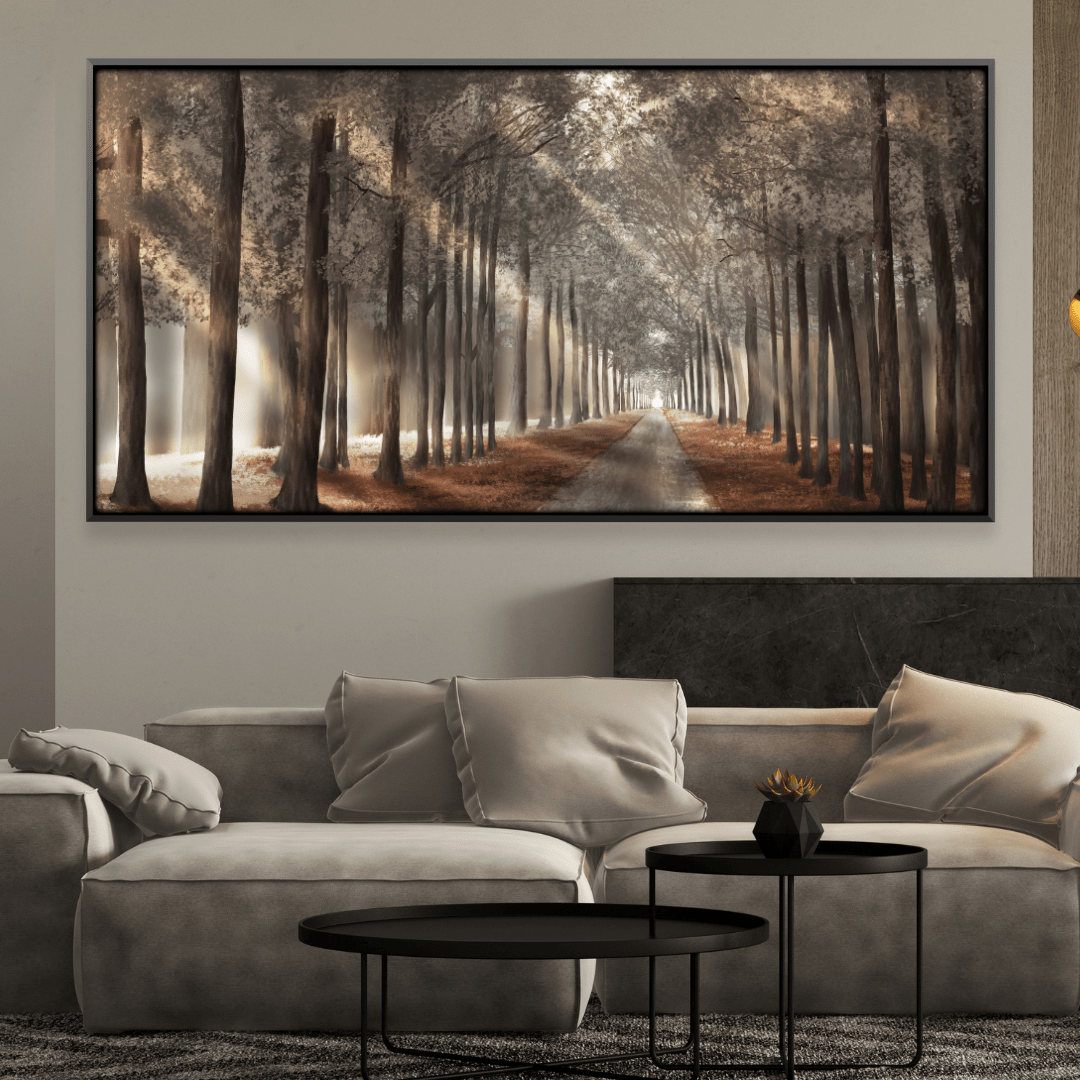 Forest Strolls Canvas Print – Nature Wall Art for Tranquil Home Decor, 24x36 Inches, Unframed 0