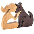 Ponytail Woman and Dog