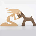 Sighing Woman with Dog Hairy Woman