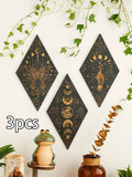 3-piece wooden decoration