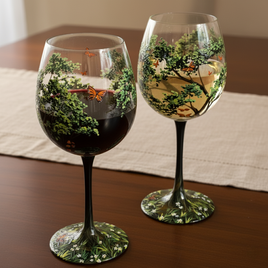 Handcrafted Wine Glass