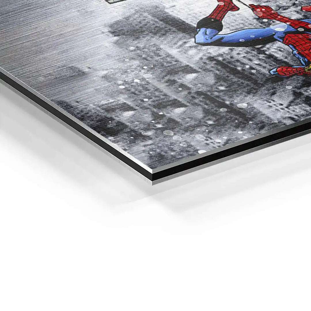 Heroes on Beam Fine Art Print – Superheroes Artwork with Exceptional Quality and Detail, Gallery Hanging Included 6