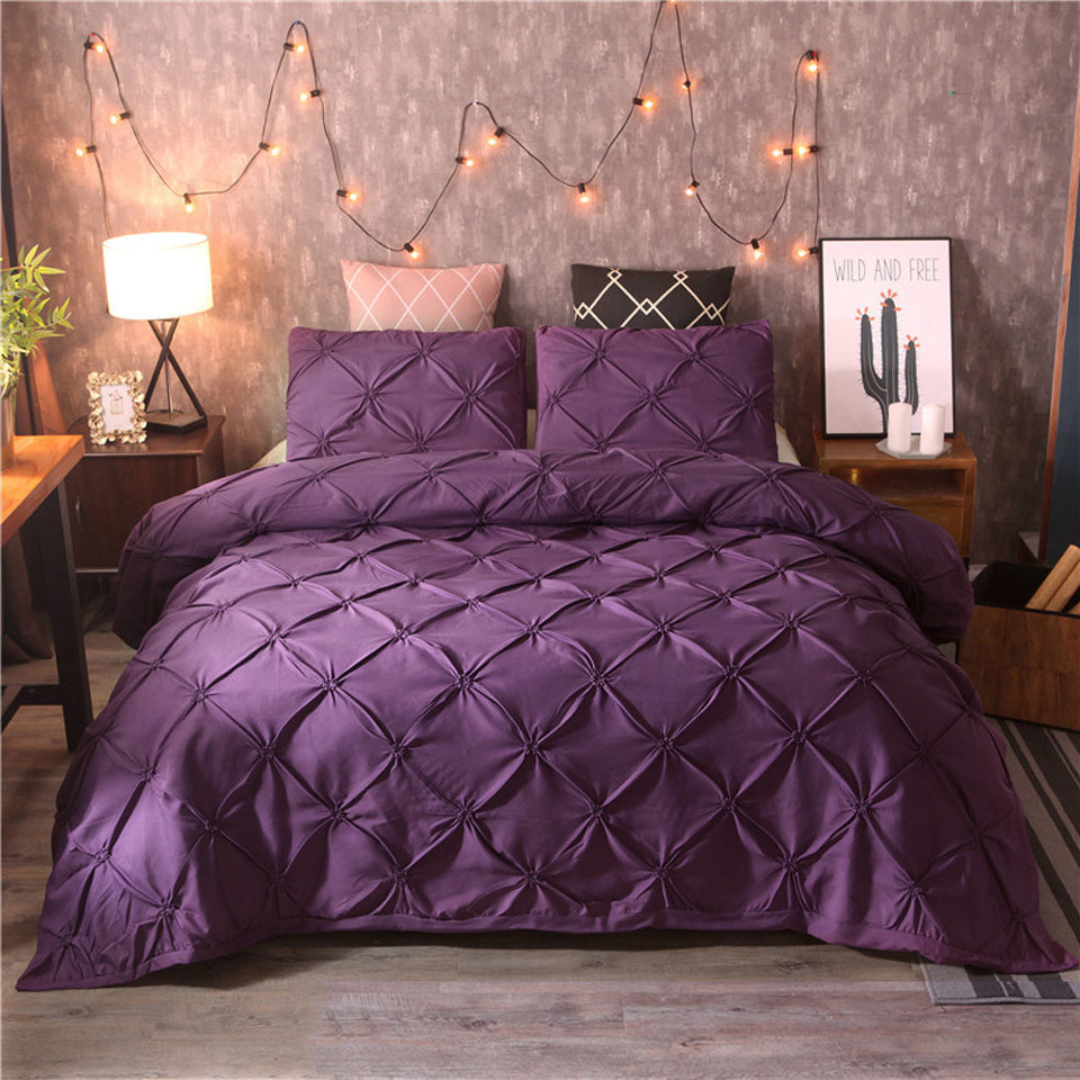 High-Quality Cotton Bedding Set – Soft Breathable Duvet Covers with Elegant Design for Ultimate Comfort
