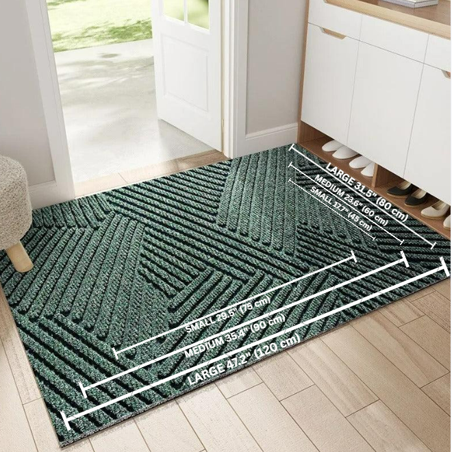 Indoor Outdoor Dirt Trapping Mat Non Slip Floor Carpet