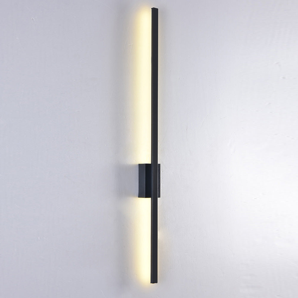 Industrial Minimalist LED Wall Light - Iron Wall Sconce for Modern Living Room and Hallway Illumination 1