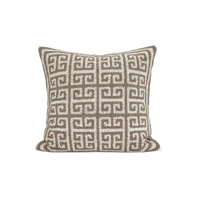 Isabelle Tufted Cushion Cover 100% Cotton, 45x45 & 50x50 cm, Soft Texture Sofa Cushion Covers for Stylish Home Decor 0