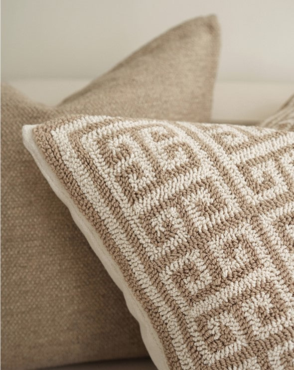 Isabelle Tufted Cushion Cover 100% Cotton, 45x45 & 50x50 cm, Soft Texture Sofa Cushion Covers for Stylish Home Decor 1