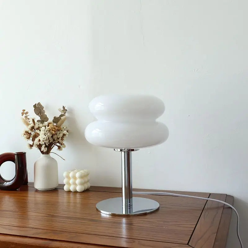 Italian Bauhaus Table Lamp - Stylish Cordless Design with Dimmable LED Lighting for Home and Office Use 4