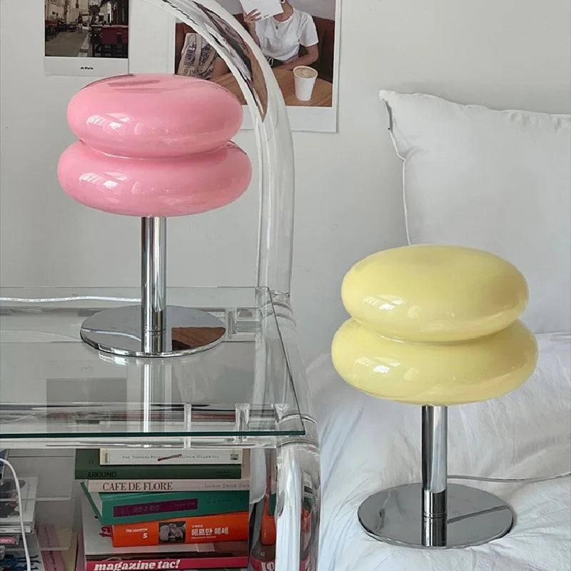 Italian Bauhaus Table Lamp - Stylish Cordless Design with Dimmable LED Lighting for Home and Office Use 5