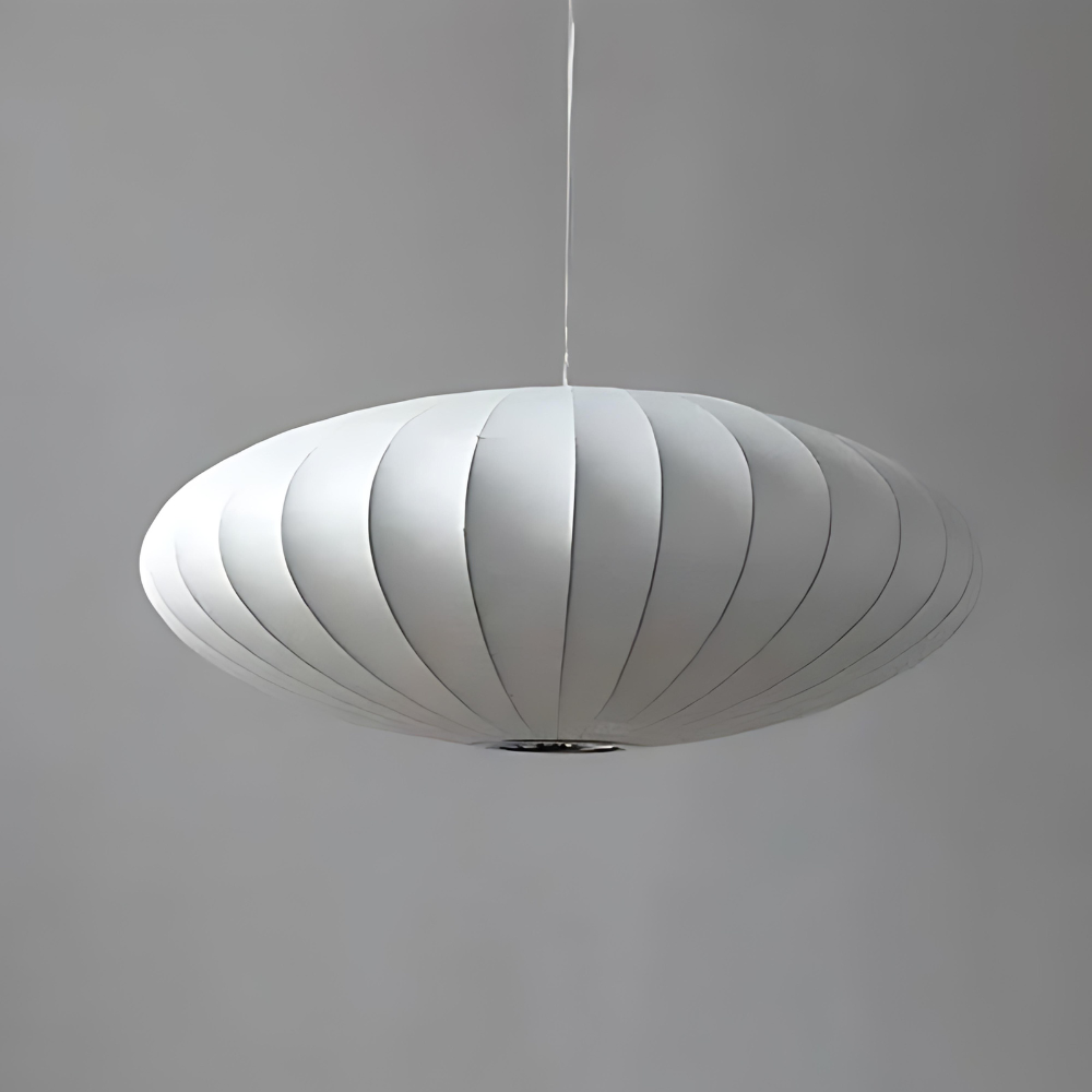 Japandi Silk Chandelier Light – Elegant Modern Pendant for Home Interiors, Luxurious Artificial Silk Design 5