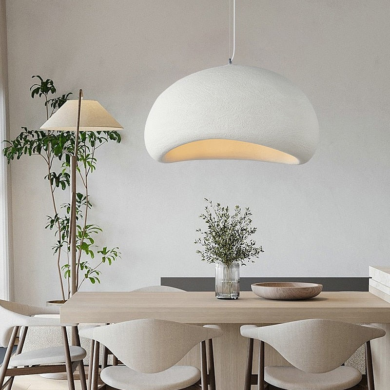 Japanese Wabi-Sabi Chandelier Light – Minimalist LED Fixture with Adjustable Color Temperature for Home and Office 7