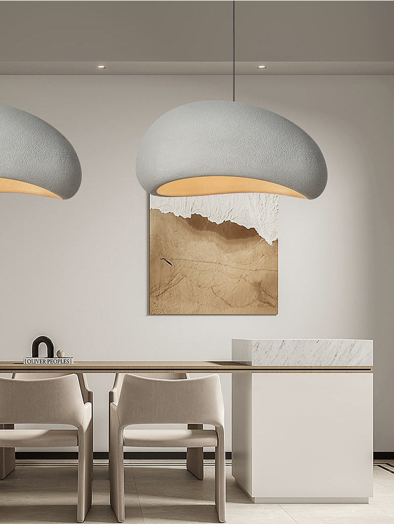 Japanese Wabi-Sabi Chandelier Light – Minimalist LED Fixture with Adjustable Color Temperature for Home and Office 8
