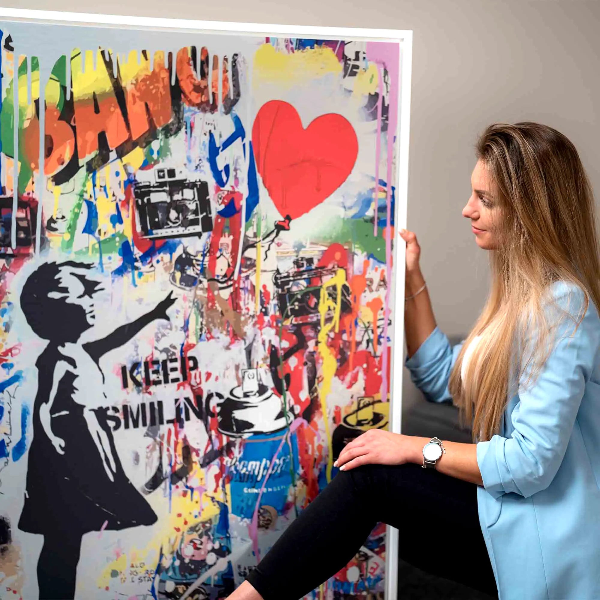 Keep Smiling Fine Art Print – High-Quality Art Print with Vibrant Colors and Precision Detail, Ready for Mounting 3